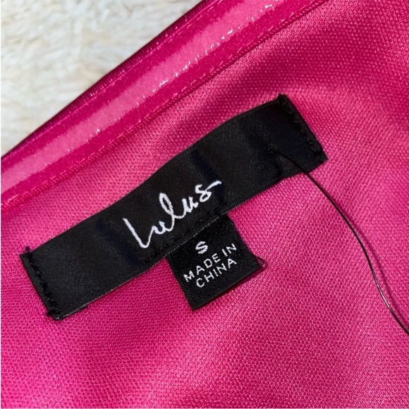 Lulus Flirtatious Energy Pink Satin One-Shoulder Bodycon Mini Dress - Picture 8 of 10